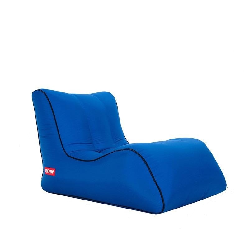 Transat gonflable ergonomique en tissu