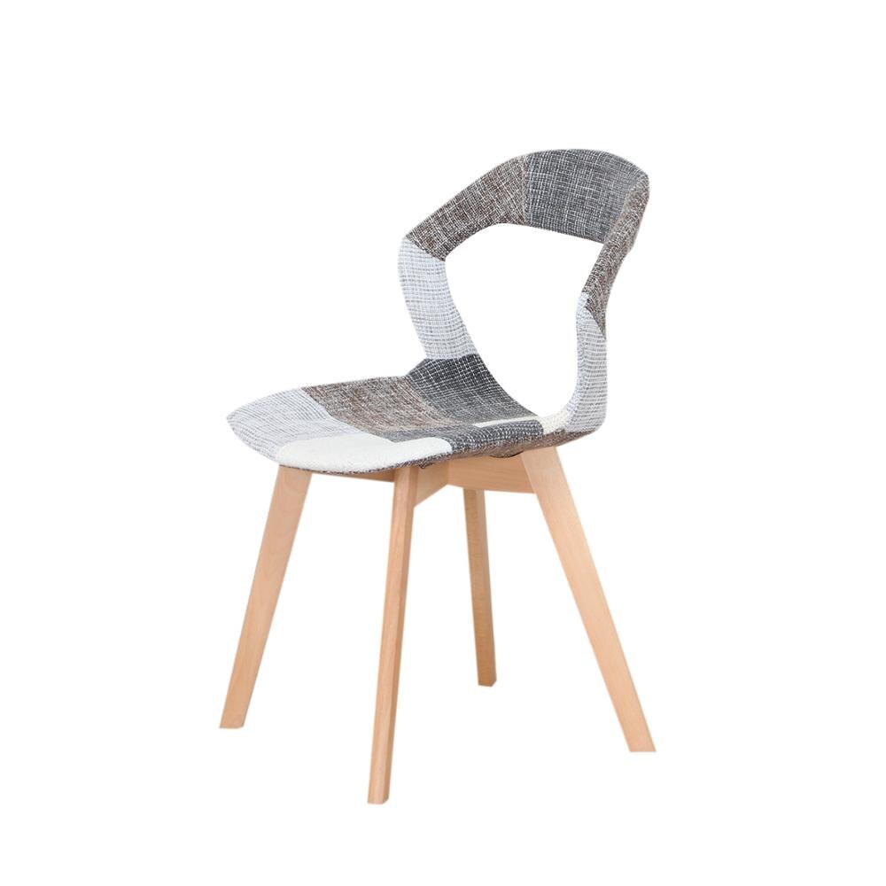 Chaise scandinave patchwork ( lot de 4)