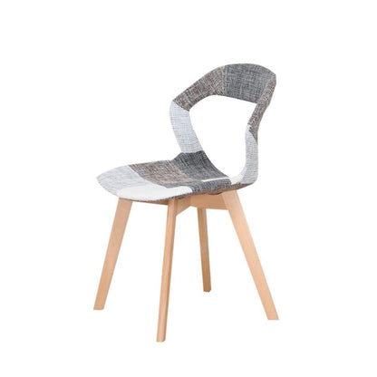 Chaise scandinave patchwork ( lot de 4)