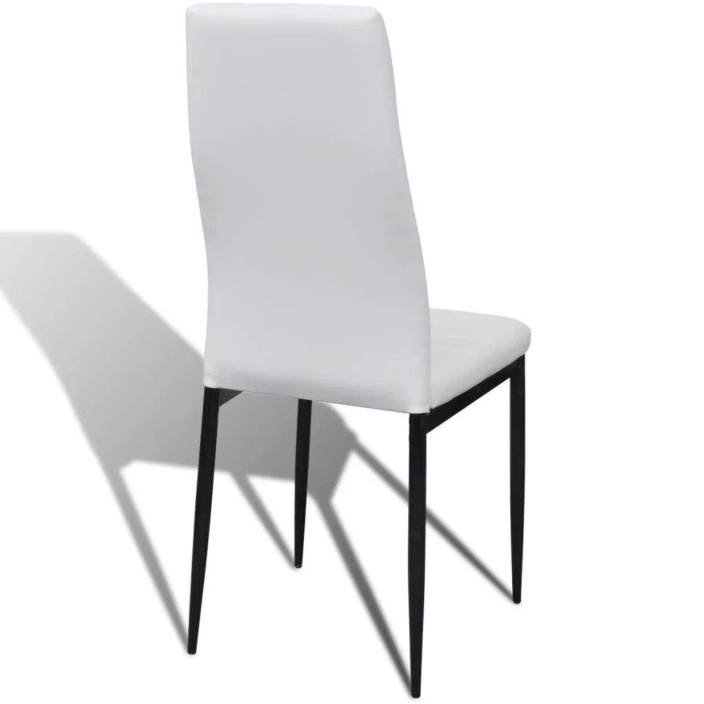 Chaise moderne de salle à manger avec dossier haut 