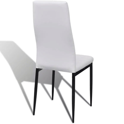 Chaise moderne de salle à manger avec dossier haut 