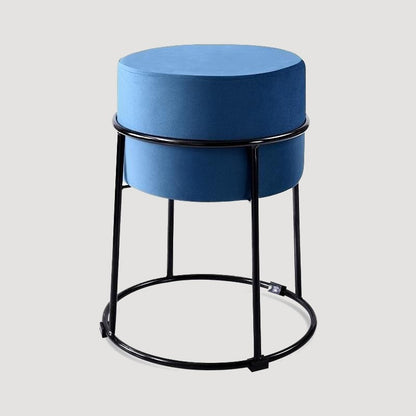 Tabouret design avec assise ronde et cadre en métal
