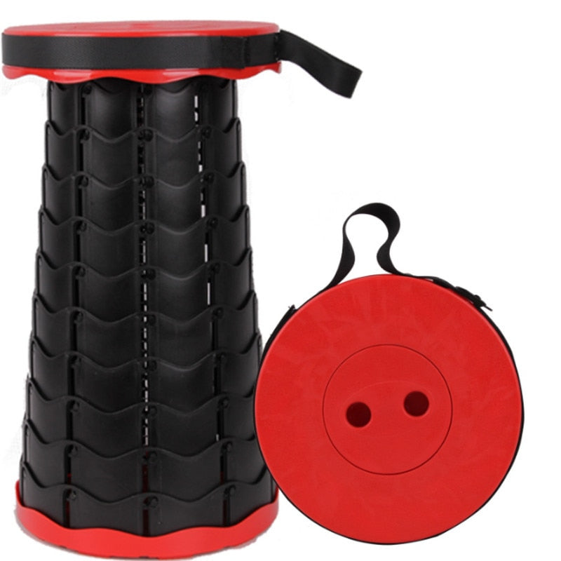 Tabouret pliable rétractable