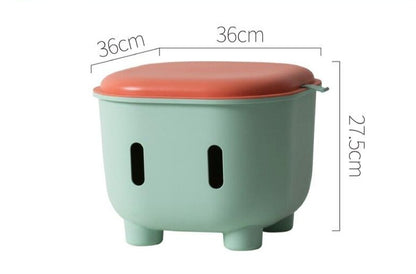 Tabouret enfant moderne avec rangement