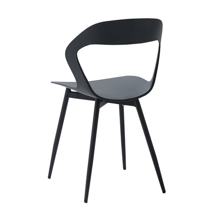 Chaise salle à manger noire design