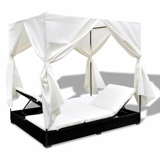 Transat double pliable avec bladaquin