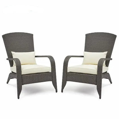Fauteuil relax d'extérieur pour jardin ou terrasse en rotin