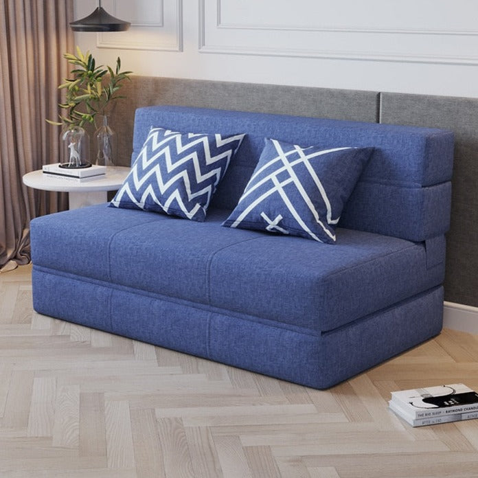 Canapé convertible minimaliste en tissu