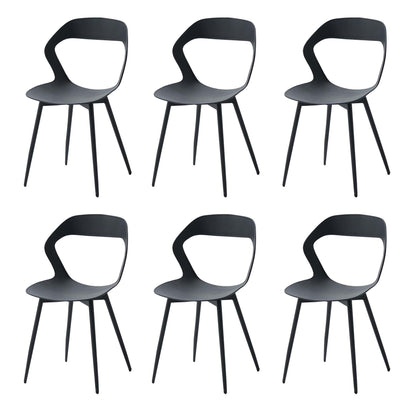 Chaise salle à manger noire design