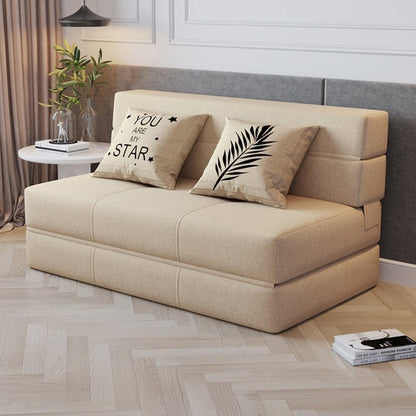 Canapé convertible minimaliste en tissu