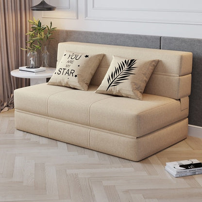 Canapé convertible minimaliste en tissu
