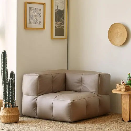 Canapé modulable moderne avec surpiqure