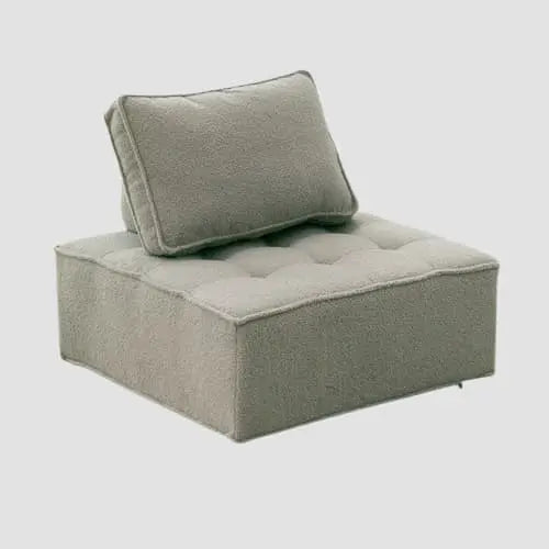 Canapé modulable avec dossier coussin