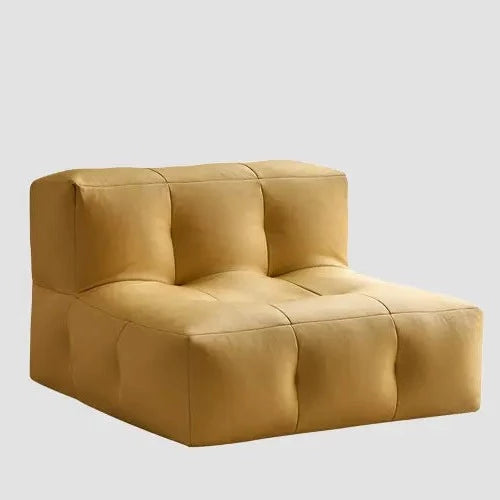 Canapé modulable moderne avec surpiqure