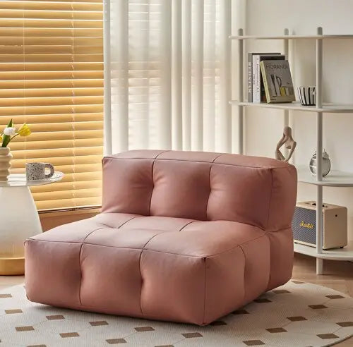 Canapé modulable moderne avec surpiqure