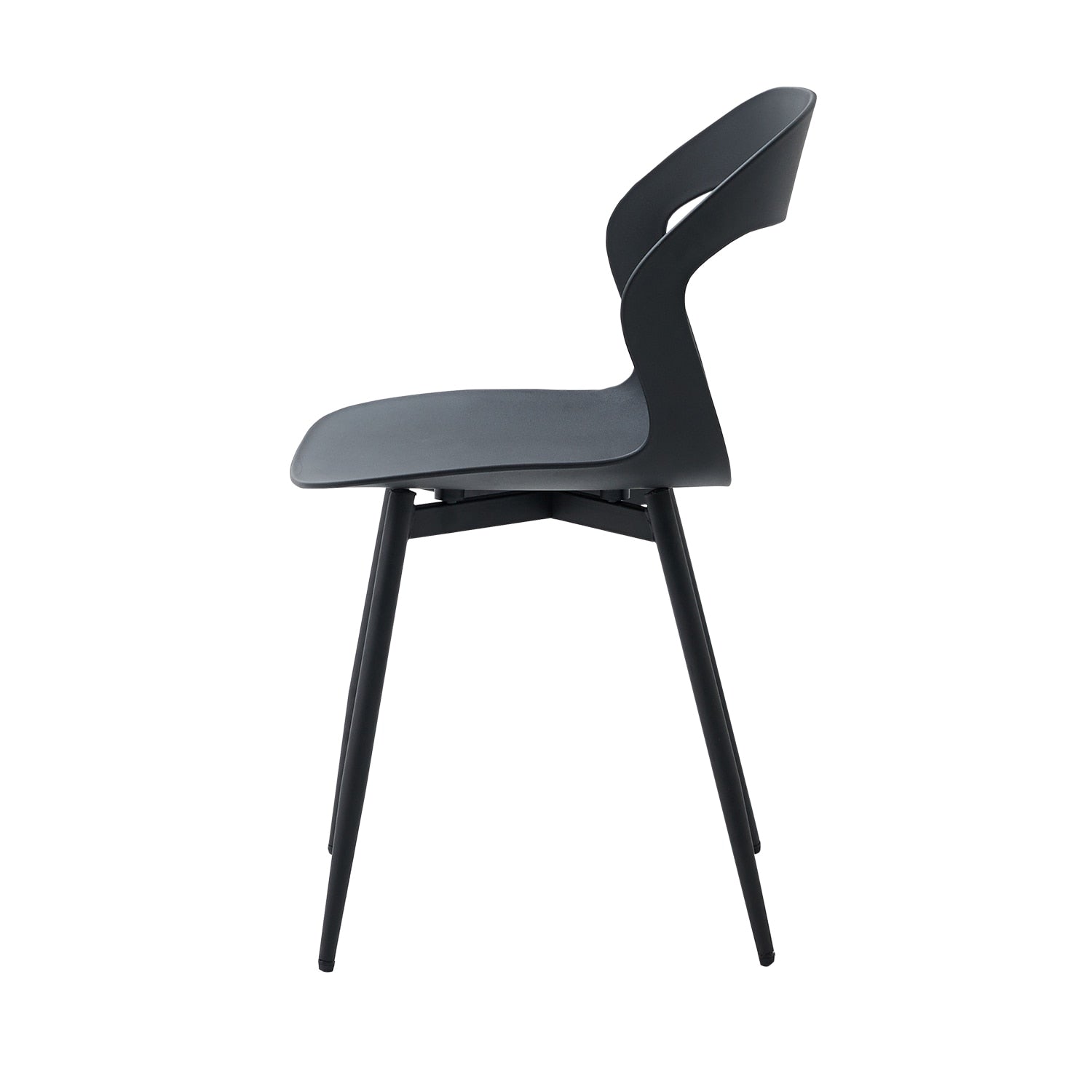Chaise salle à manger noire design