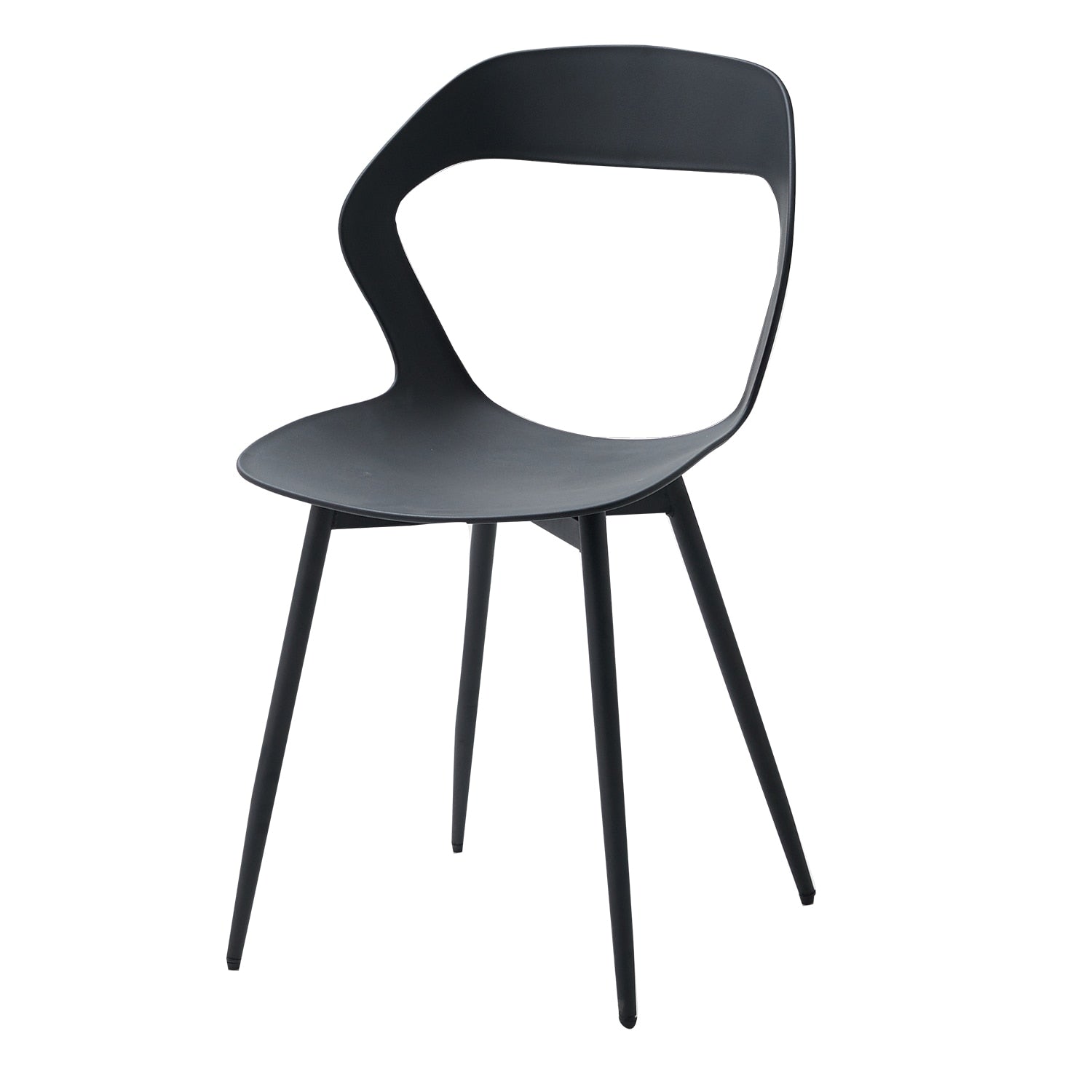 Chaise salle à manger noire design