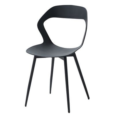 Chaise salle à manger noire design