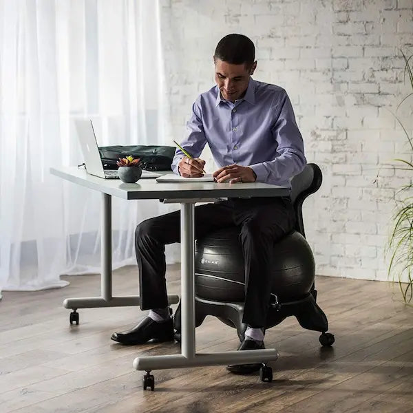 Chaise de bureau ergonomique ballon anti-douleurs
