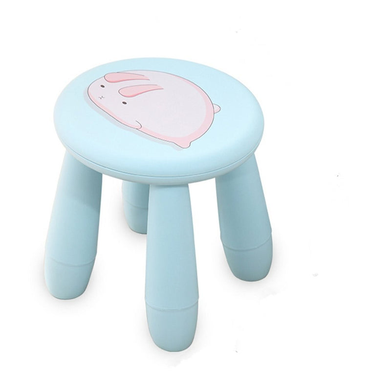 Tabouret enfant plastique bleu