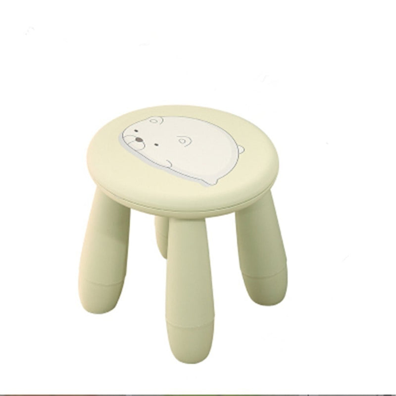 Tabouret bas pour enfant vert pastel