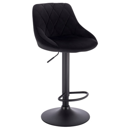 Chaise de bar matelassée réglable