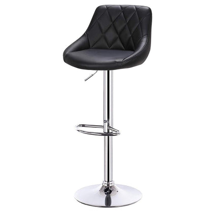 Chaise de bar matelassée réglable