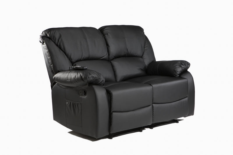 Canapé salon moderne deux places électrique assise ergonomique et option massage