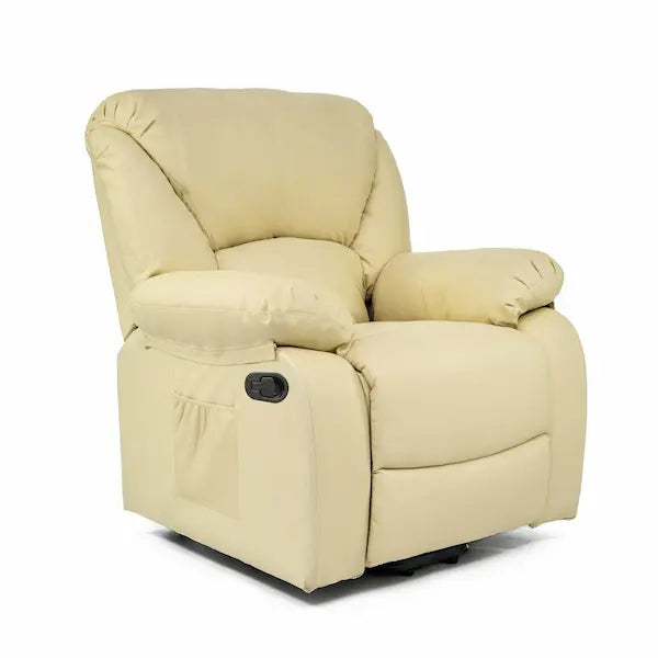 Fauteuil relax avec option massante/chauffante et assise réglable