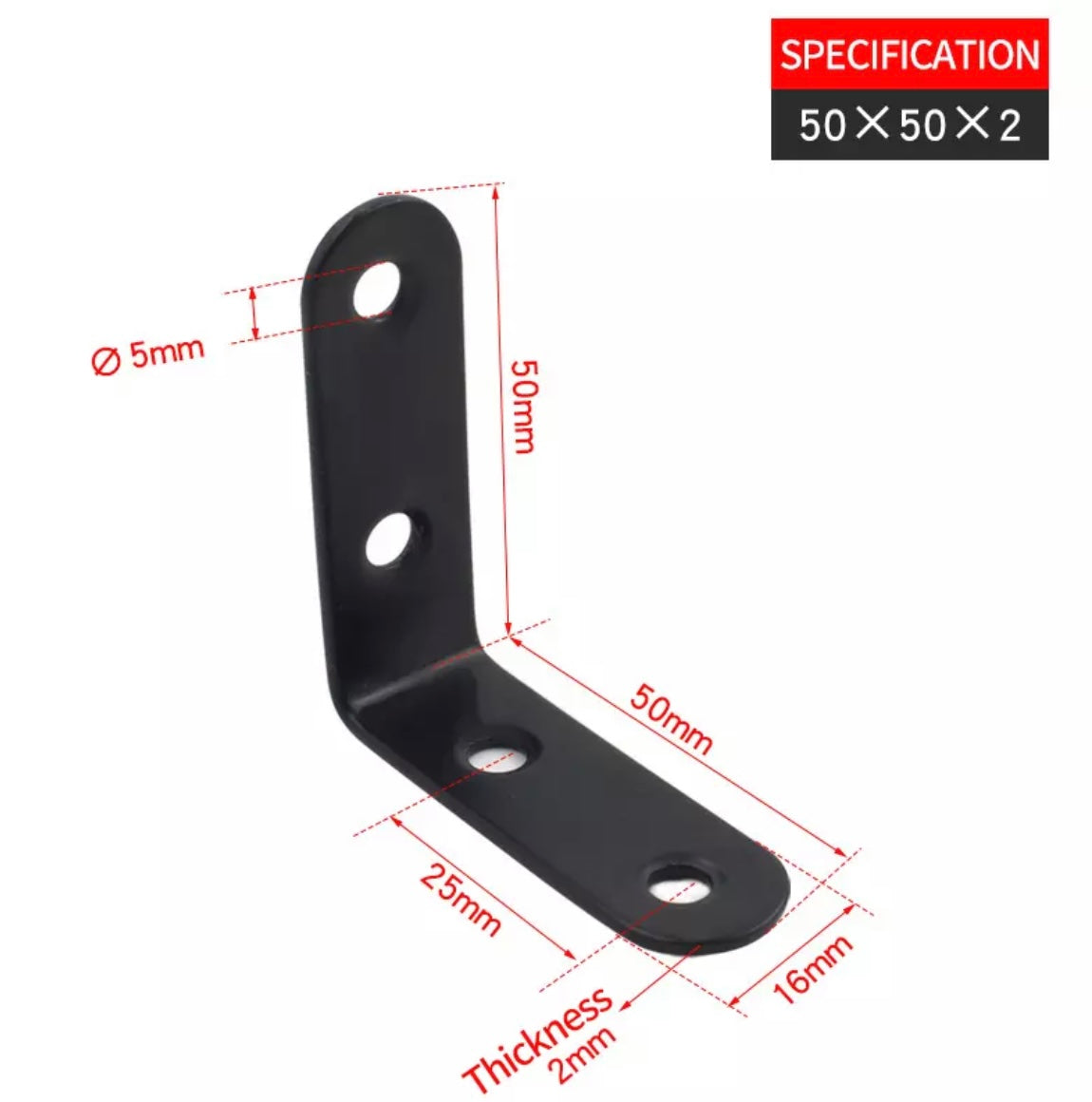 Équerre pour pieds de chaise (lot de 8)