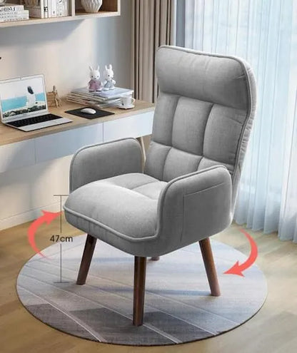 Fauteuil relax avec dossier inclinable et assise matelassée