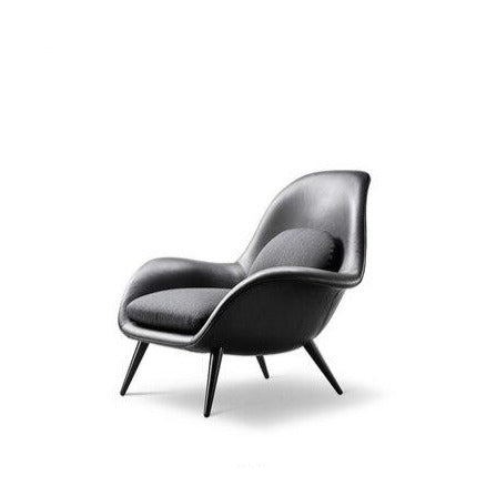 Fauteuil scandinave confort dossier arrondi et accoudoirs profilés