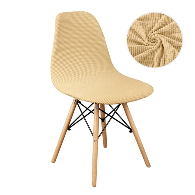 Housse pour chaise scandinave en tissu extensible