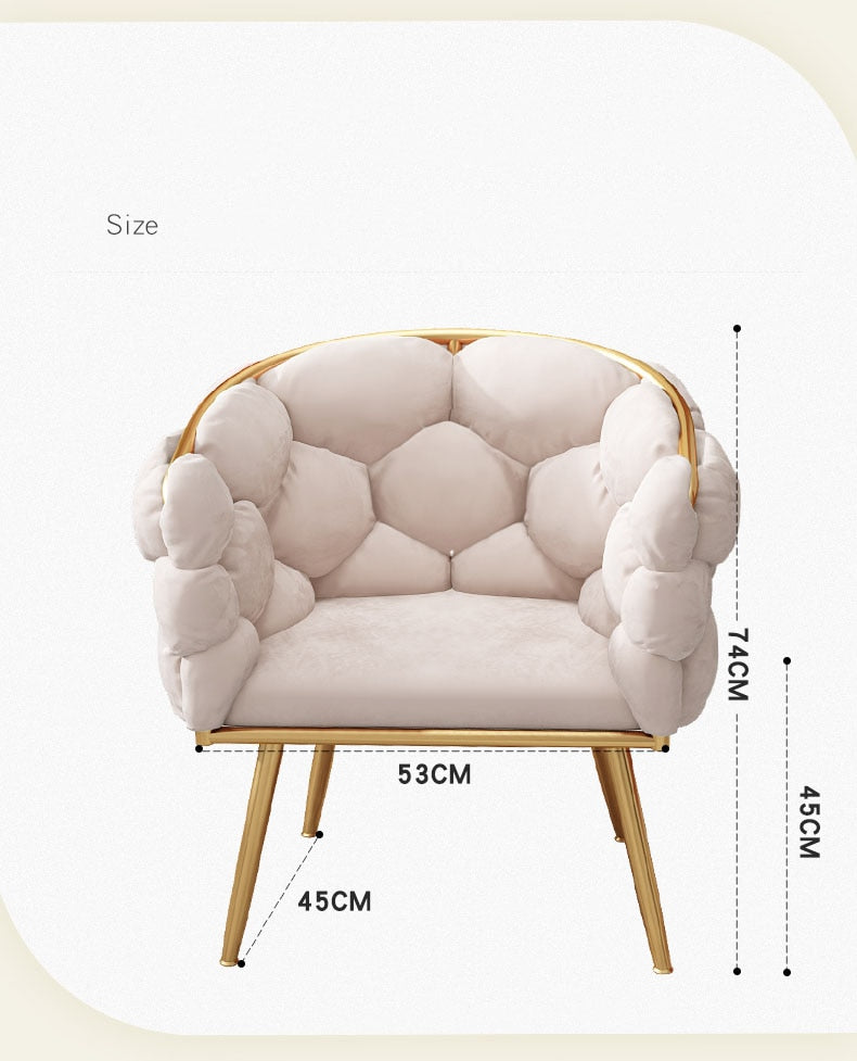 Fauteuil design contemporain assise large