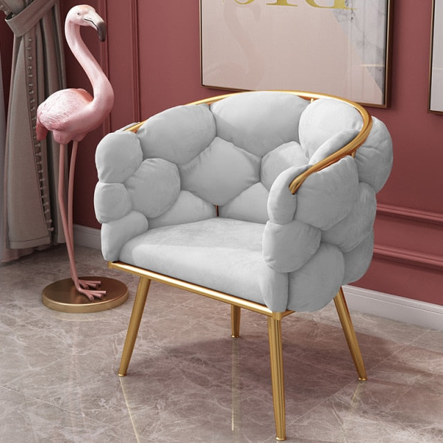 Fauteuil design contemporain assise large