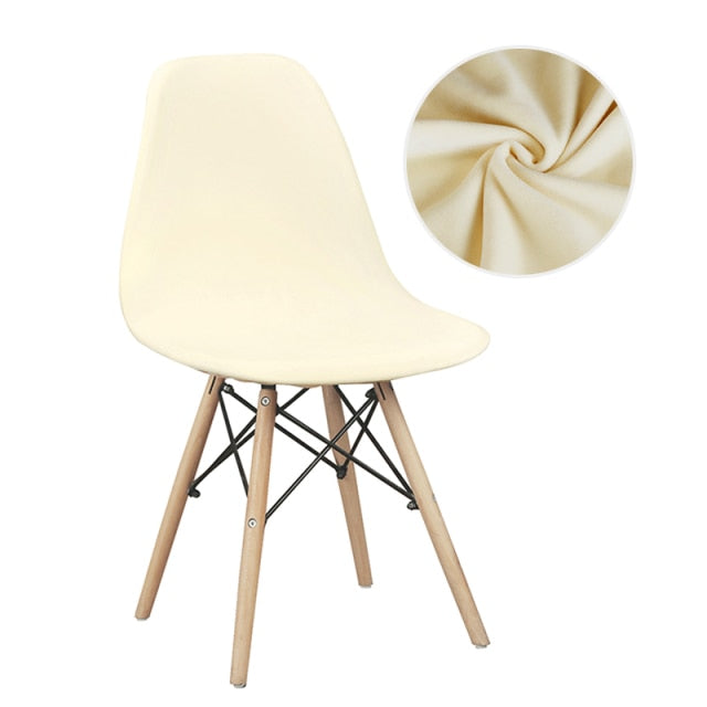 Housse pour chaise scandinave en tissu extensible