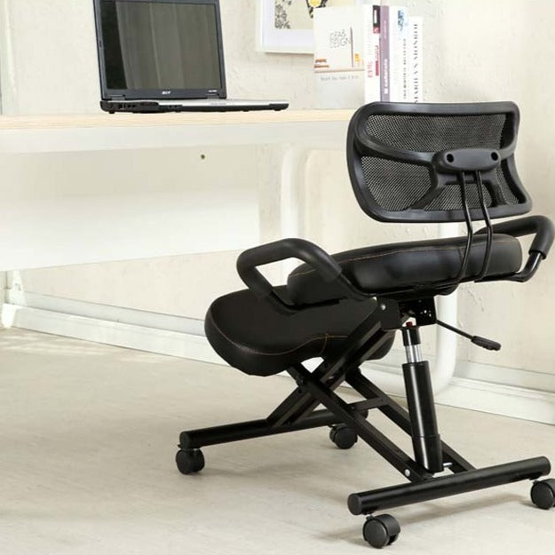 Tabouret ergonomique sur roulettes ajustable
