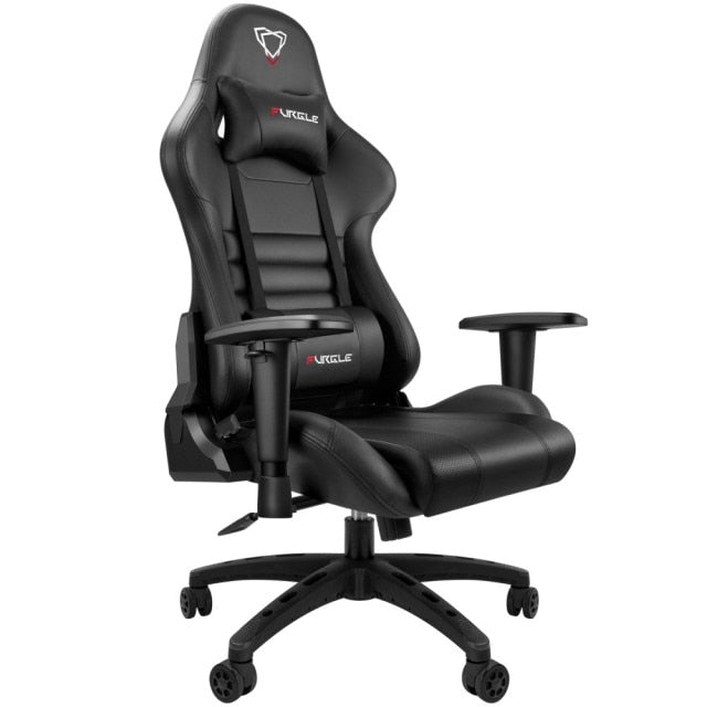 Chaise de bureau ergonomique sur roulettes avec accoudoirs GAMY noire