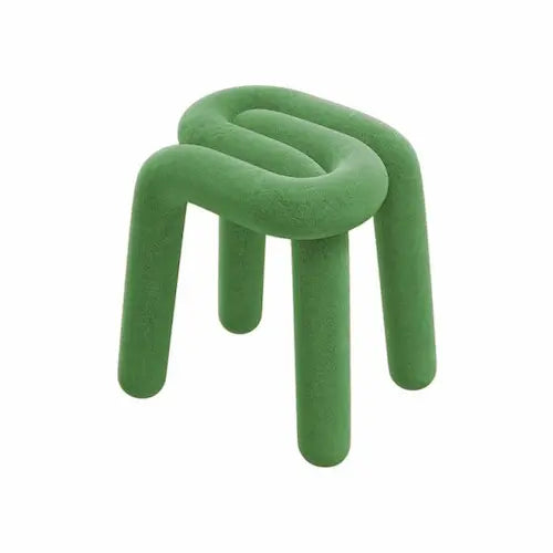Tabouret design contemporain minimaliste vert