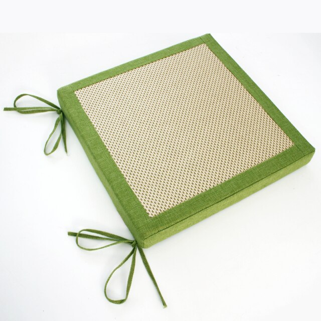 Coussin pour chaises antidérapant avec lacet d'attache
