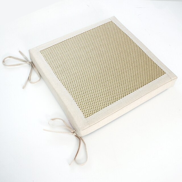 Coussin pour chaises antidérapant avec lacet d'attache