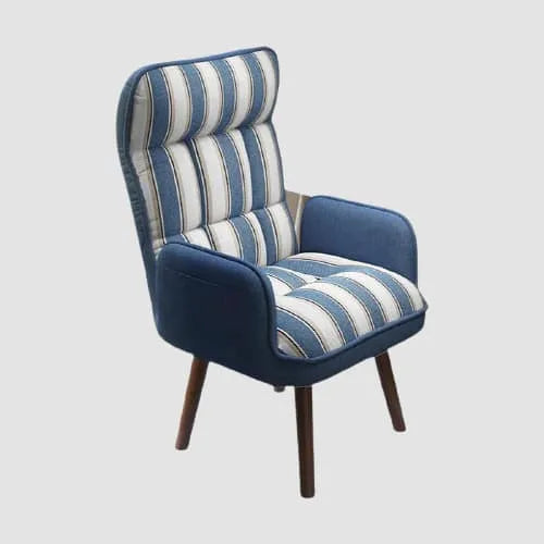 Fauteuil relax avec dossier inclinable et assise matelassée