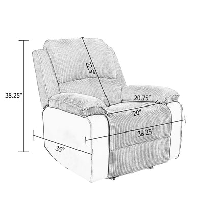 Fauteuil relax confort inclinable à commande électrique