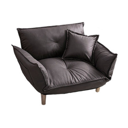 Fauteuil scandinave relax avec accoudoirs rabattables
