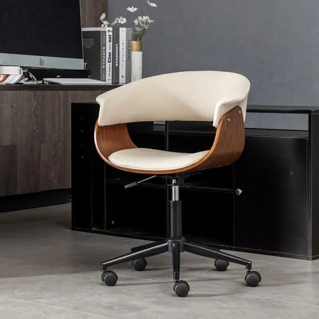 Chaise de bureau design assise créateur sur roulettes