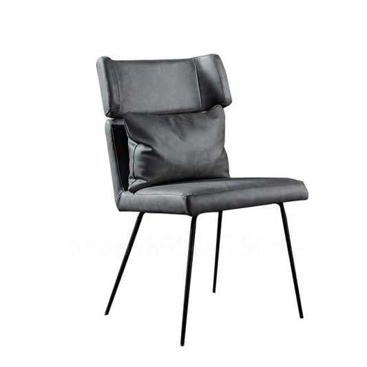 Fauteuil relax contemporain avec dossier haut – Gris