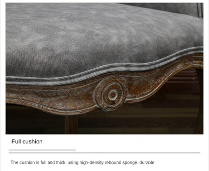 Fauteuil vintage capitonné impérial