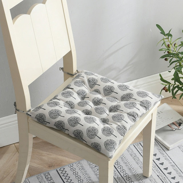 Coussin pour chaise de patio Style Selections, polyester, feuilles de  palmier/carreauté, vert TH1P713A-L9C8