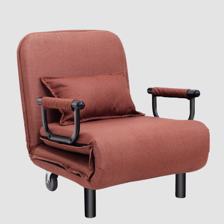 Fauteuil relax convertible en lit d'appoint