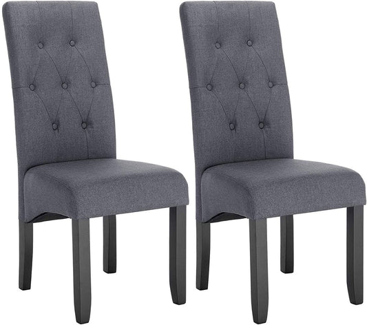 Chaise moderne dossier capitonné pour salle à manger